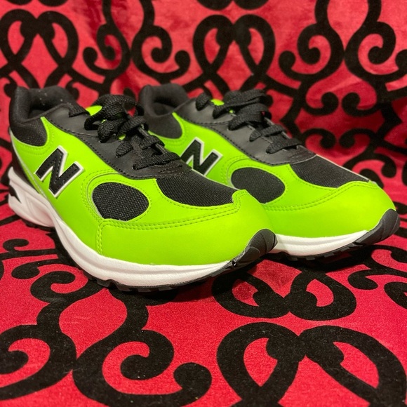 New Balance 498 Lime Green Black'